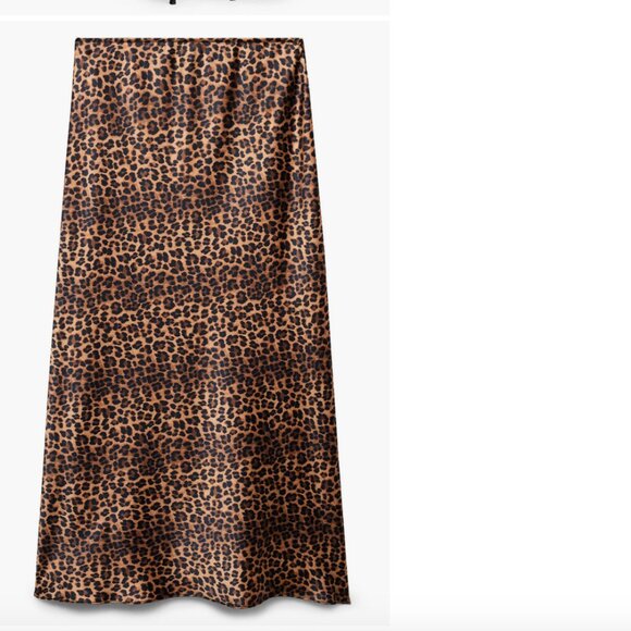 *HP* Vintage 90s Jones NY Sport leopard print cotton skirt - Picture 2 of 4
